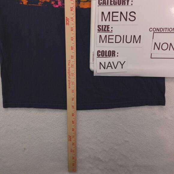 Coldplay Music of the Spheres Band Graphic Shirt Adult Mens Size M Navy Blue - Picture 6 of 9